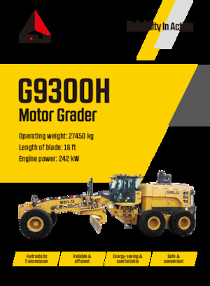 Greyderler SDLG G9300H