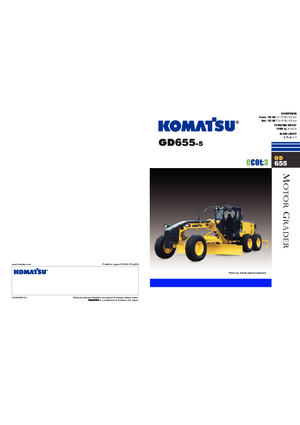 Graders Komatsu GD655-5