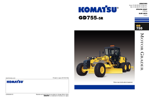 Graders Komatsu GD755-5 R