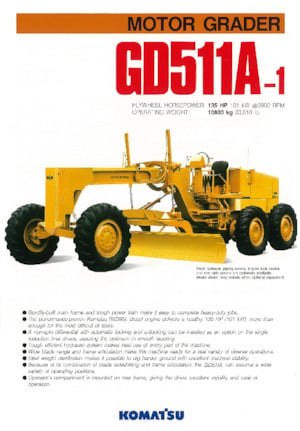 Greyderler Komatsu GD511A-1