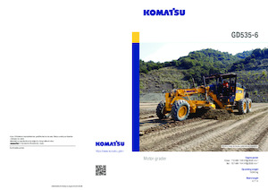 Greyderler Komatsu GD535-6