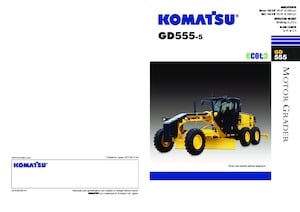 Greyderler Komatsu GD555-5