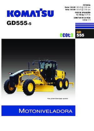 Greyderler Komatsu GD555-5