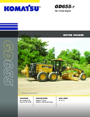 Graders Komatsu GD655-7