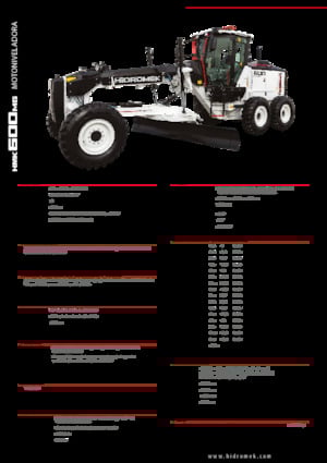 Graders Hidromek HMK 600 MG