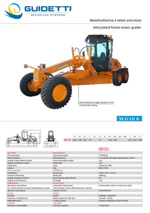 Graders Guidetti MG 100