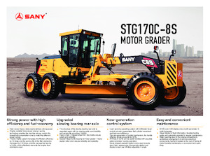 Greyderler Sany STG170C-8S