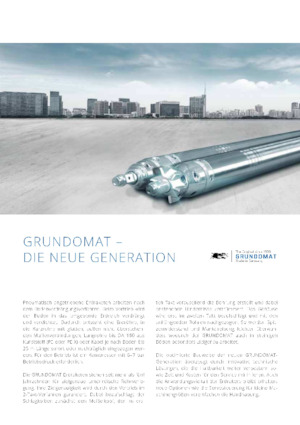 Soil Displacement Hammers TRACTO-Technik Grundomat 130 P