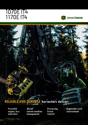 Harvesters John Deere 1170 E IT4