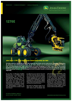 Harvesters John Deere 1270 E
