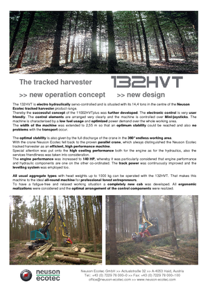 Harvesters Neuson-Ecotec 132 HVT