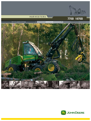 Harvesters John Deere 1070 D