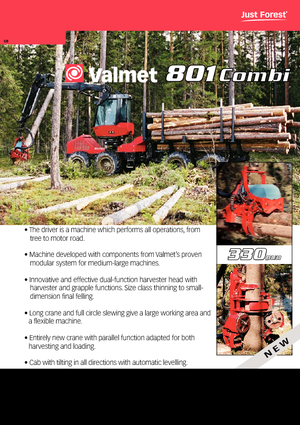 Harvesters Valmet 801 Combi