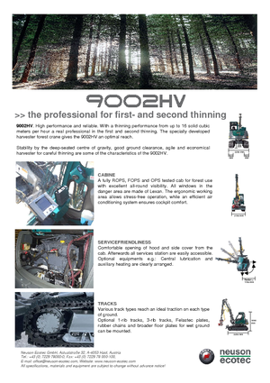 Harvesters MHT 9002 HV