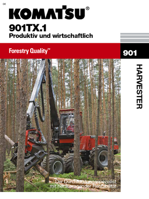 Biçerdöverler Komatsu 901 TX