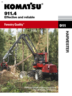 Biçerdöverler Komatsu 911.4