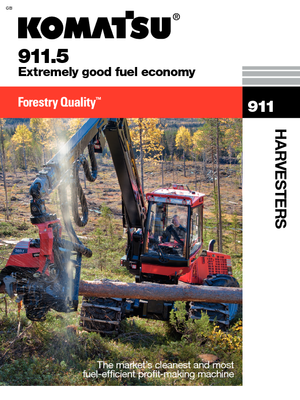 Harvesters Komatsu 911.5