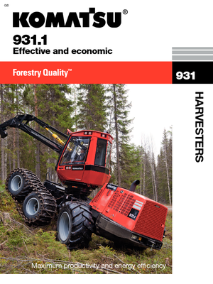 Biçerdöverler Komatsu 931.1
