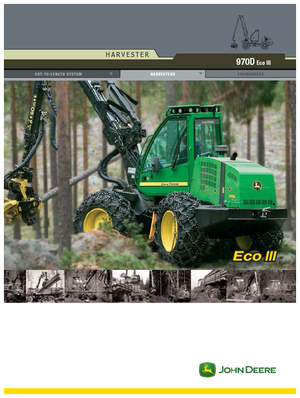 Biçerdöverler John Deere 970 D Eco III