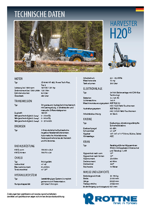 Biçerdöverler Rottne H 20 B