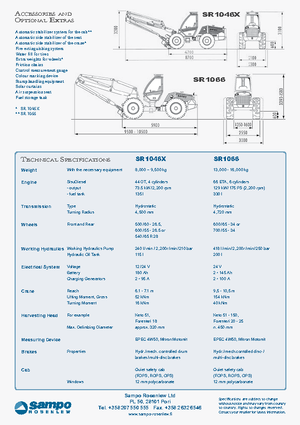 Biçerdöverler Sampo Rosenlew SR 1046 X