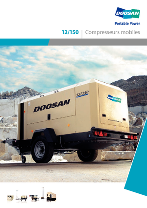 Portable Air Compressors - Diesel, Electric, Gasoline Doosan 12/150