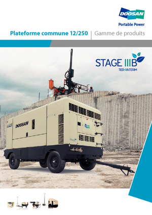 Portable Air Compressors - Diesel, Electric, Gasoline Doosan 12/250