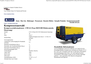 Portable Air Compressors - Diesel, Electric, Gasoline CompAir C 95-12