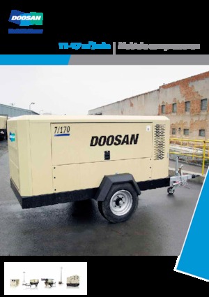 Portable Air Compressors - Diesel, Electric, Gasoline Doosan 14/115 