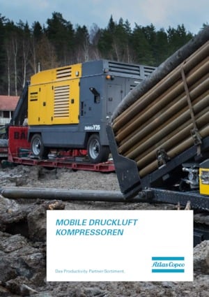 Sabit Hava Kompresörleri - Dizel, Elektrikli, Benzinli Atlas Copco DrillAir Y35
