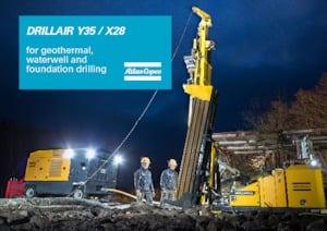 Sabit Hava Kompresörleri - Dizel, Elektrikli, Benzinli Atlas Copco DrillAir Y35