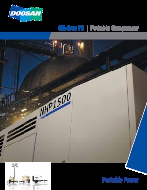 Portable Air Compressors - Diesel, Electric, Gasoline Doosan NHP 1500 WCU 