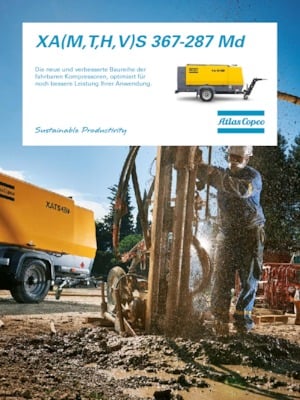 Portable Air Compressors - Diesel, Electric, Gasoline Atlas Copco XAVS 287 MD