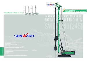Horizontal Directional Drills Sunward SWDM245