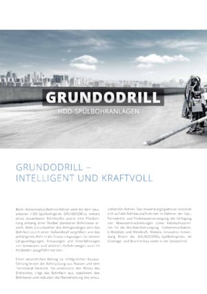 Horizontal Directional Drills TRACTO-Technik Grundodrill 28 N plus