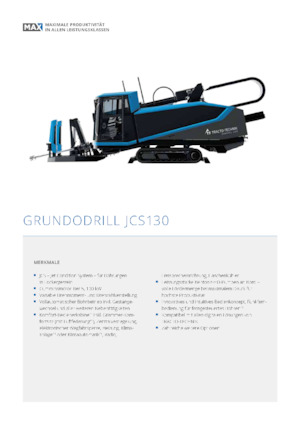 Horizontal Directional Drills TRACTO-Technik Grundodrill JCS 130