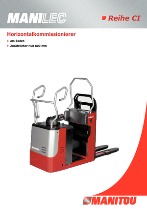 Order Pickers & Cherry Picker Forklifts Manitou CI 20