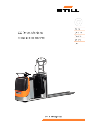 Order Pickers & Cherry Picker Forklifts Still CX 20