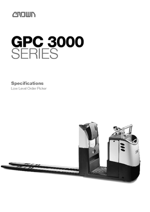 Order Pickers & Cherry Picker Forklifts Crown GPC 3050-2.5