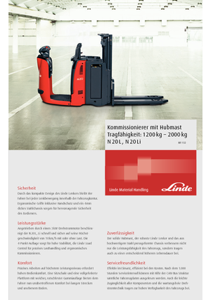 Sipariş Seçiciler Linde N20L-i