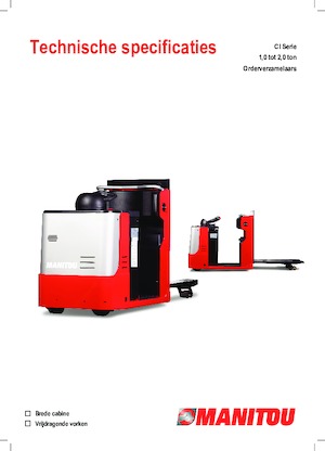 Order Pickers & Cherry Picker Forklifts Manitou CI 12 PF