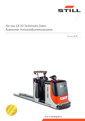 Order Pickers & Cherry Picker Forklifts Still iGo neo CX 20