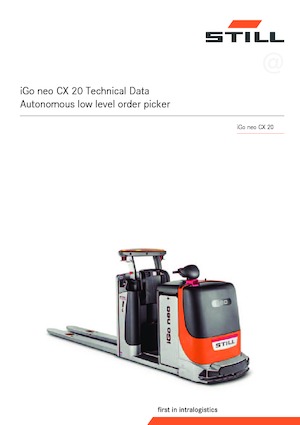 Order Pickers & Cherry Picker Forklifts Still iGo neo CX 20