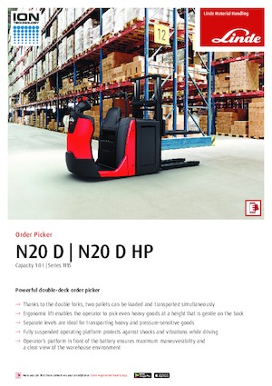 Sipariş Seçiciler Linde N20D HP
