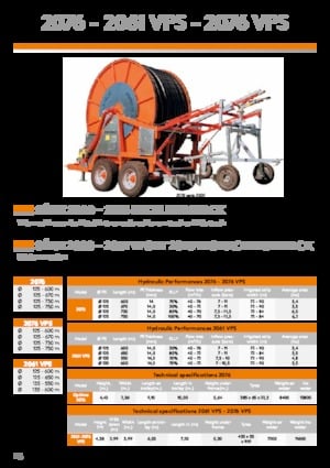 Hortum makaraları IRRIFRANCE 2061 135/550