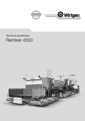 Road Recycling Machines/-Hot Recyclers Wirtgen RX 4500