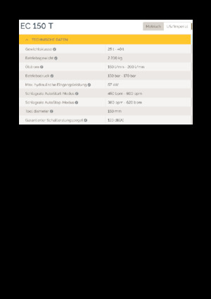 Hidrolik yontma çekiçleri Epiroc EC 150 T