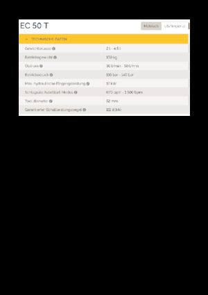 Hidrolik yontma çekiçleri Epiroc EC 50 T