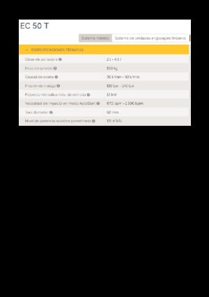 Hidrolik yontma çekiçleri Epiroc EC 50 T