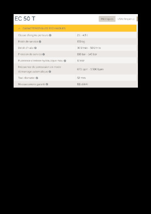 Hidrolik yontma çekiçleri Epiroc EC 50 T